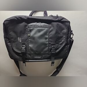 Timbuk2 Ballistic Breakout Laptop Messenger Bag Black Shoulder Strap Medium